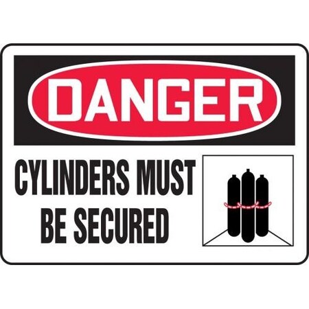 OSHA DANGER SAFETY SIGNS CYLINDERS MCPG014XP